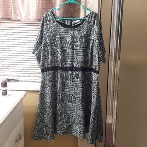 ⛔⛔Price reduction/ Light Teal Patterned Dress